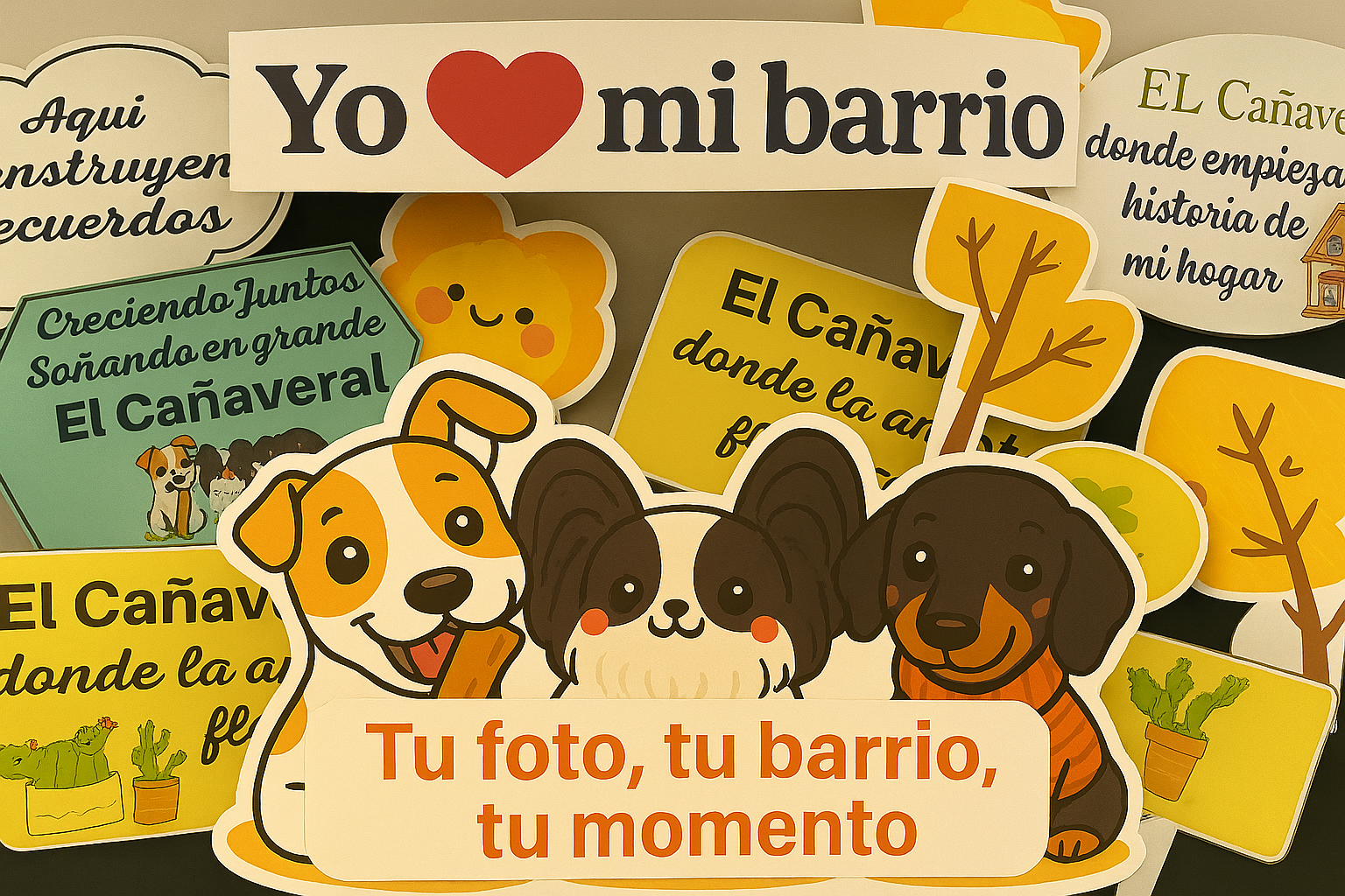 ¡Así vivimos el photocall «Yo amo a mi barrio»!